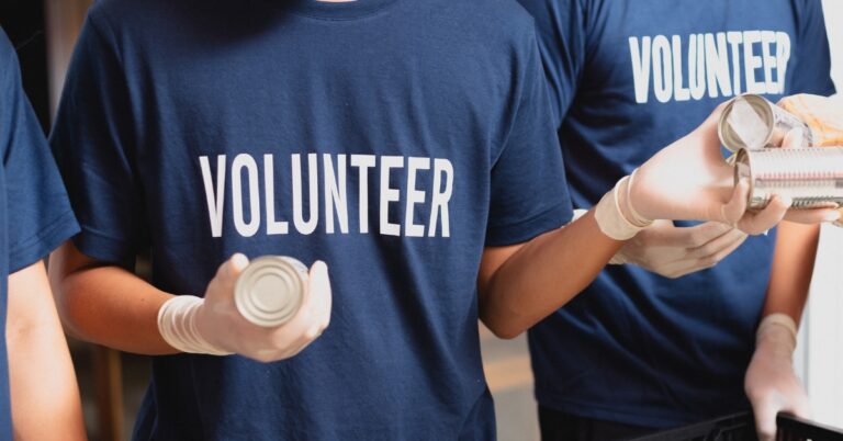 Volunteers serving Thanksgiving meals at a community event in Greenville and Spartanburg.